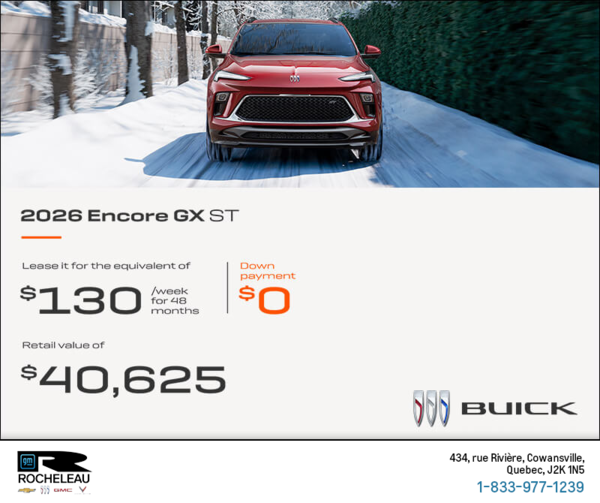 Get the 2026 Buick Encore GX