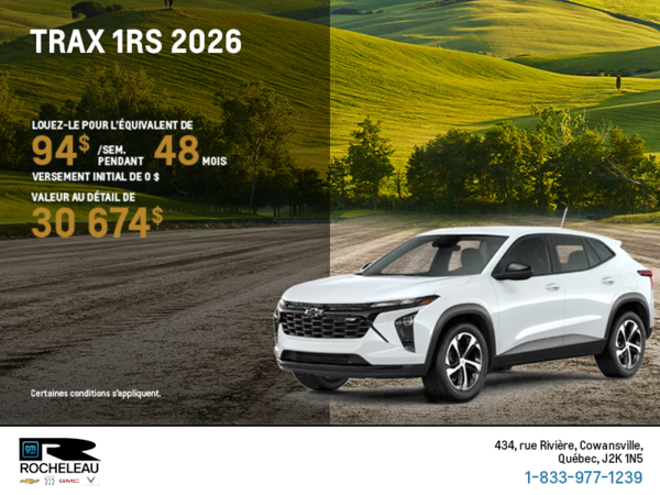 Le Chevrolet Trax 2026