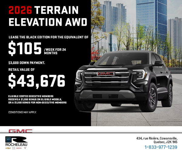 The 2026 GMC Terrain