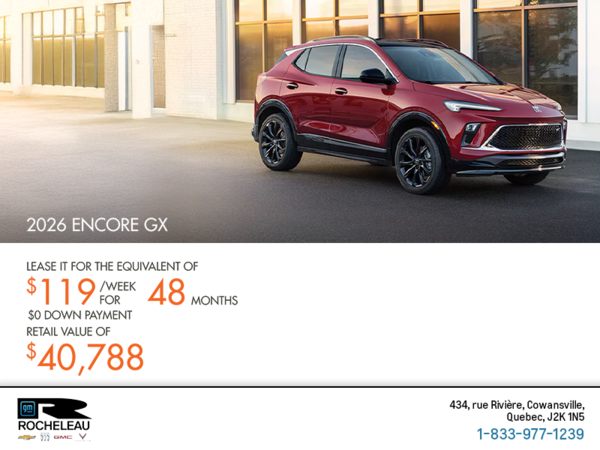 Get the 2026 Buick Encore GX