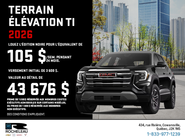 Le GMC Terrain 2026