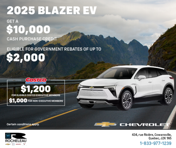 Get the 2025 Chevrolet Blazer EV