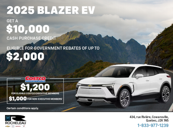 Get the 2025 Chevrolet Blazer EV