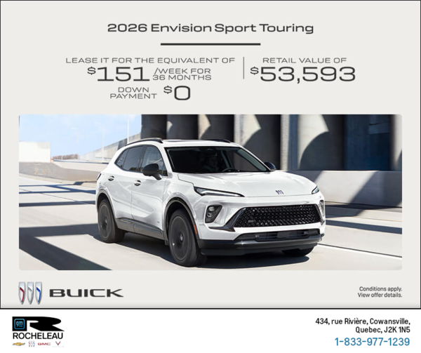 Get the 2026 Buick Envision