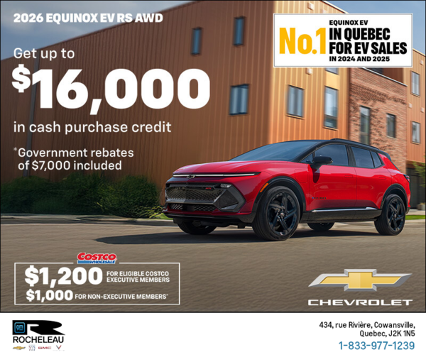 Get the 2026 Chevrolet Equinox EV