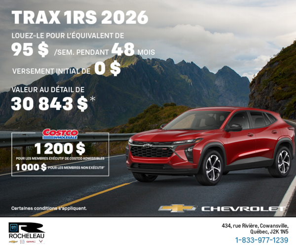 Le Chevrolet Trax 2026