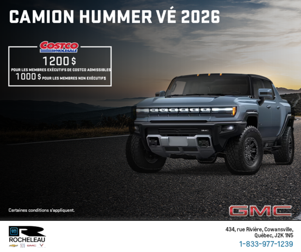 Le GMC Camion Hummer VÉ 2026