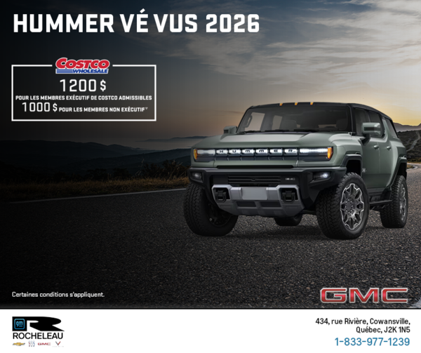 Le GMC Hummer VÉ VUS 2026