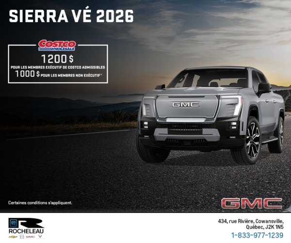 Le GMC Sierra VÉ 2026