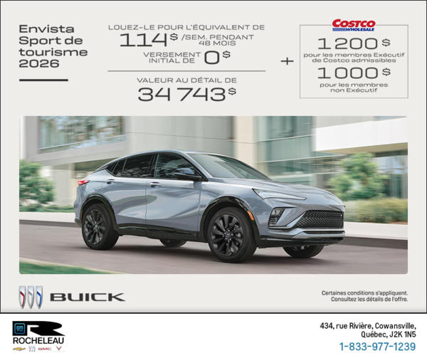 Procurez-vous la Buick Envista 2026