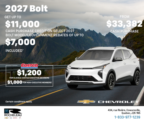 Get the 2027 Chevrolet Bolt