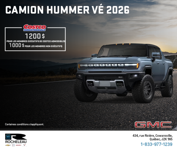 Le GMC Camion Hummer VÉ 2026
