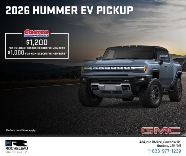 The 2026 GMC Hummer EV Pickup
