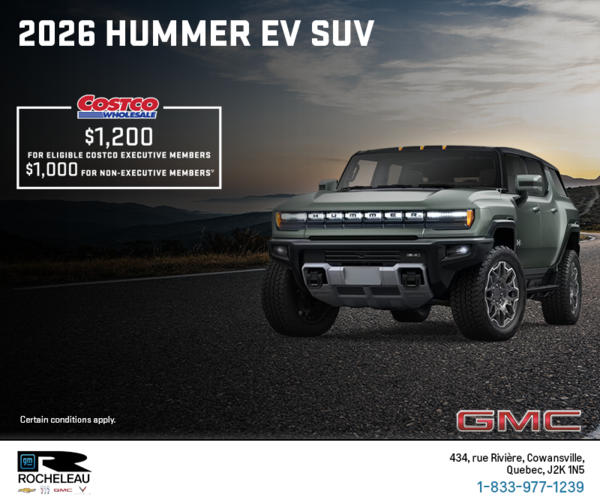 The 2026 GMC Hummer EV SUV