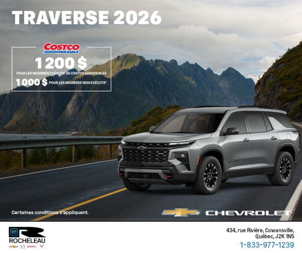 Le Chevrolet Traverse 2026