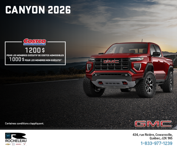 Le GMC Canyon 2026