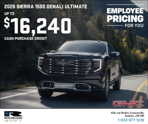 The 2026 GMC Sierra 1500 Denali Ultimate