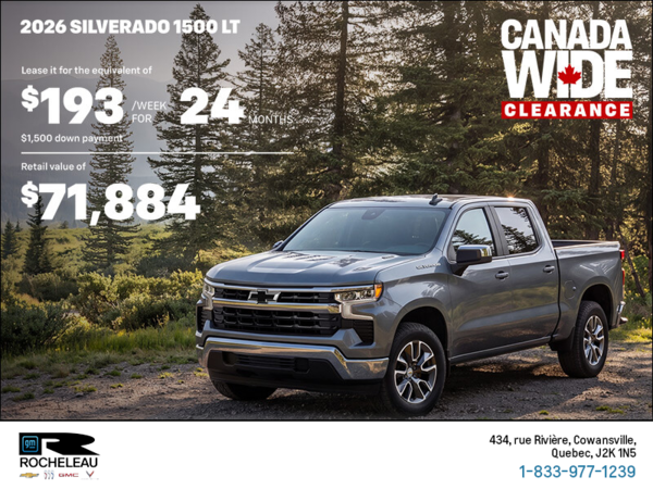 The 2026 Chevrolet Silverado 1500 LT