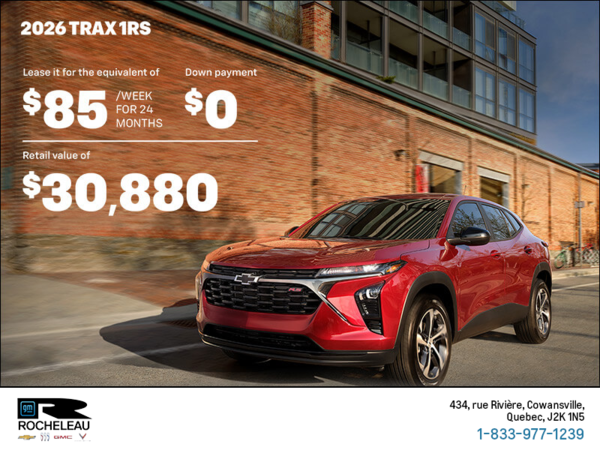 The 2026 Chevrolet Trax 1RS