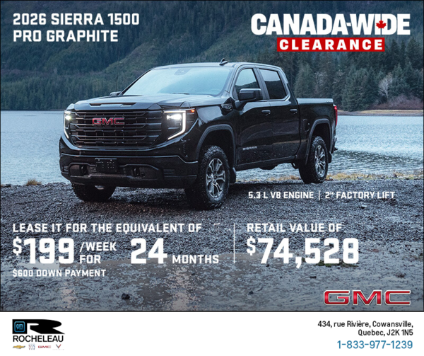 The 2026 GMC Sierra 1500 Pro Graphite Crew Cab