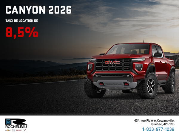 Le GMC Canyon 2026