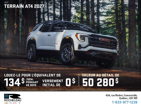 Le GMC Terrain AT4 2027