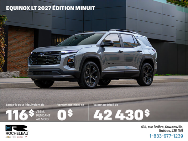 Procurez-vous le Chevrolet Equinox  2027