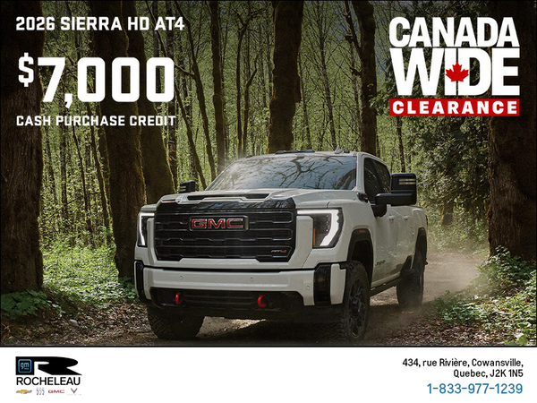 The 2026 GMC Sierra HD AT4