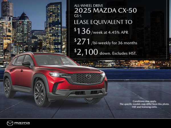 Get the 2025 Mazda CX-50
