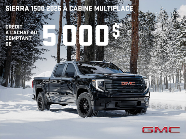 Le GMC Sierra 1500 2026
