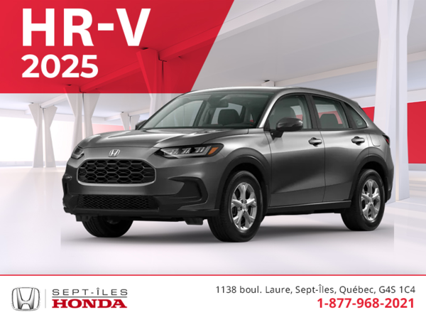 Obtenez le Honda HR-V 2025!