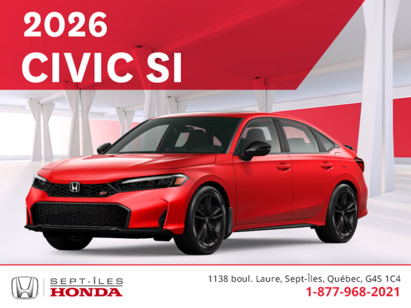 Get the 2026 Honda Civic Si!