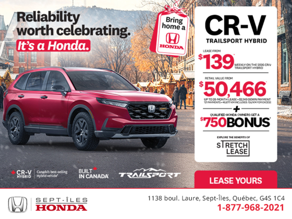 Get the 2026 Honda CR-V Hybrid!