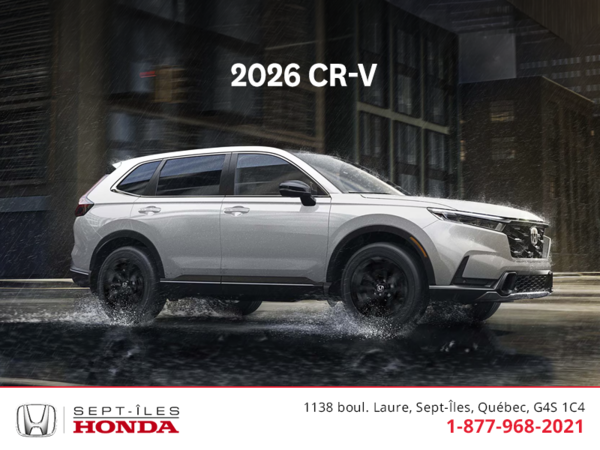 Get the 2026 Honda CR-V!
