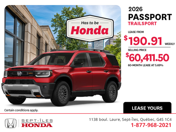 2026 Honda Passport