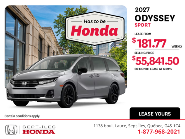 2027 Honda Odyssey