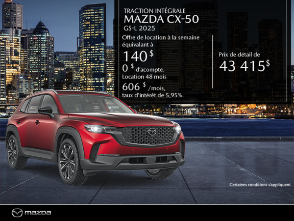Procurez-vous le Mazda Cx-50 2025