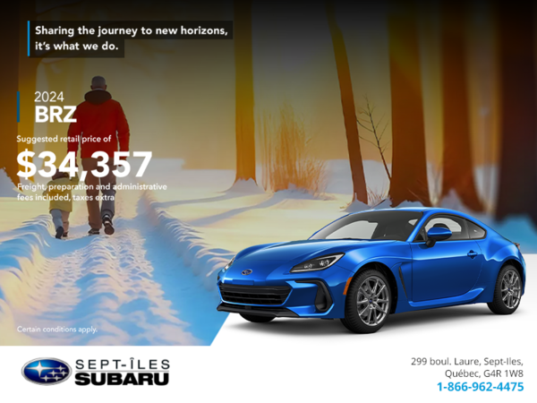 Get the 2024 BRZ today!