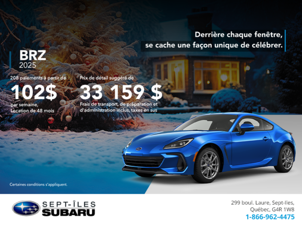 Procurez-vous la BRZ 2025!