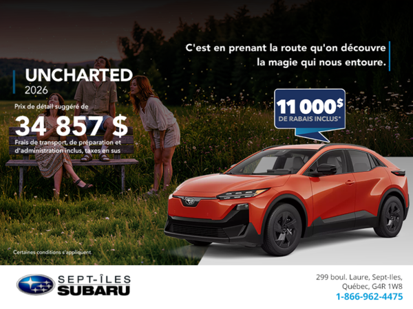 Procurez-vous le Uncharted 2026!