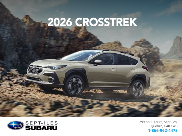 Get the 2026 Crosstrek today!