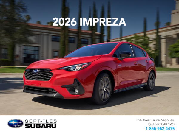 Get the 2026 Impreza!