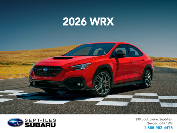 Get the 2026 WRX today!