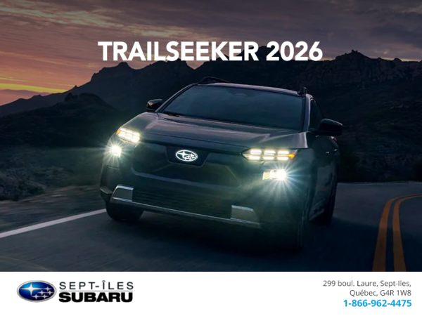 Procurez-vous le Trailseeker 2026!