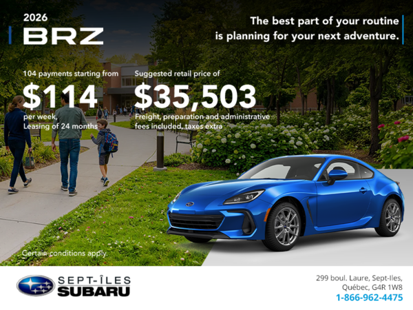 2026 Subaru BRZ