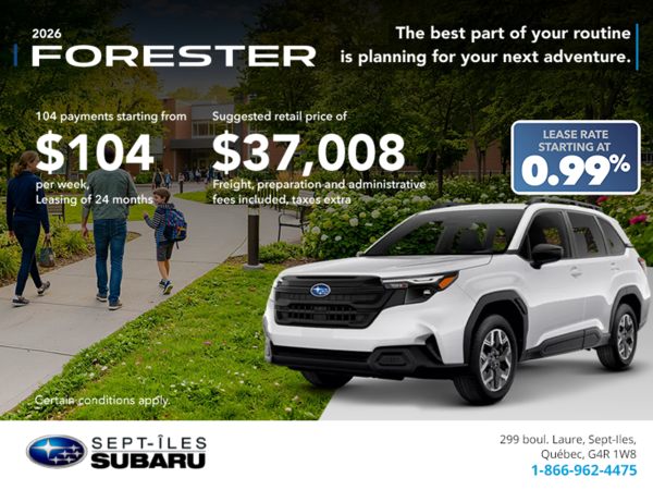 2026 Subaru Forester