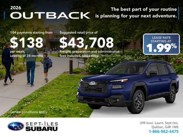 2026 Subaru Outback