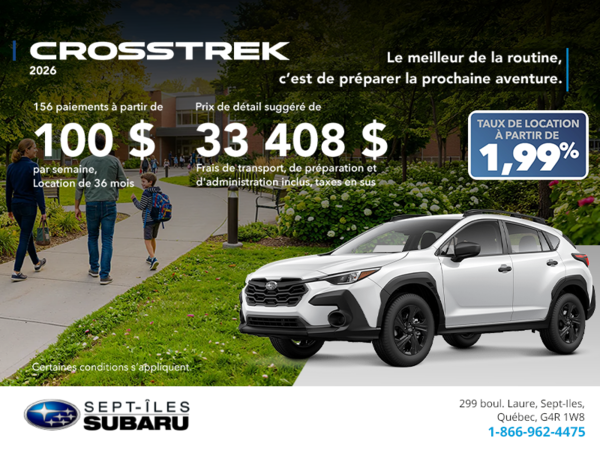 Subaru Crosstrek 2026