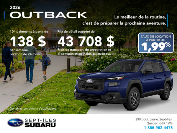Subaru Outback 2026