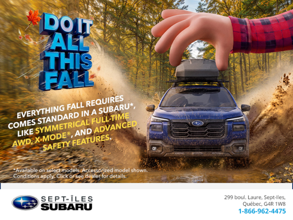 Subaru's Monthly Sales Event